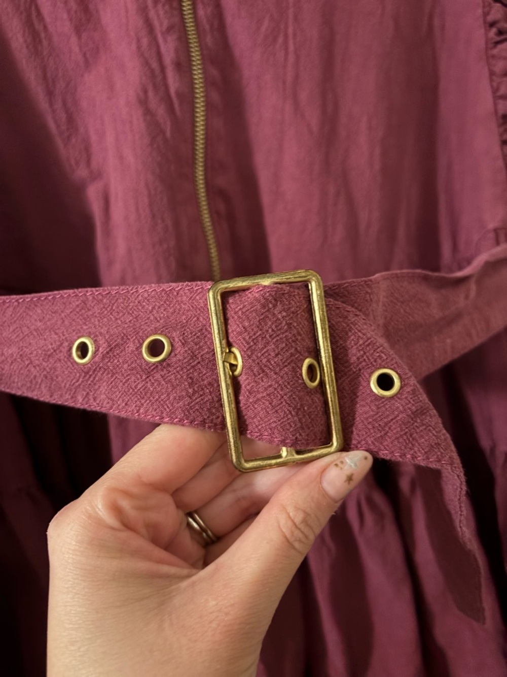 FREE PEOPLE | Hampton Mini Dress Plum - Picture 4 of 6